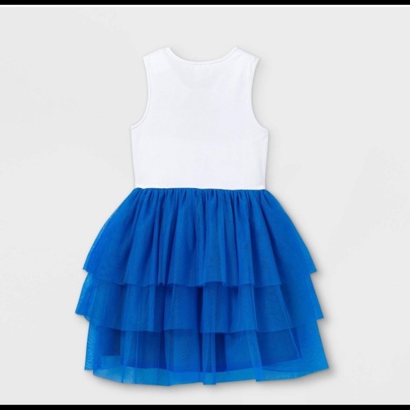 NWT jojo siwa tutu dress girl  XL extra large 14/16 red white blue - Picture 2 of 5